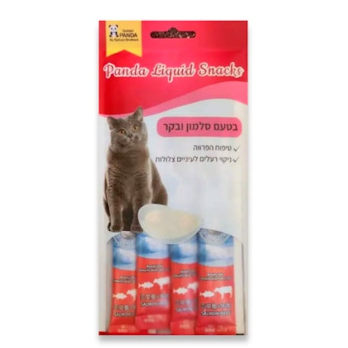 פנדה שלוקים לחתול סלמון ובקר