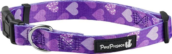 קולר בד צבעוני PETSPROJECT M